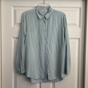 UNIQLO Mint Green Rayon Shirt